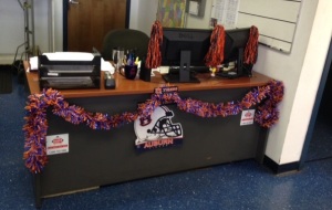 Another shot of the Auburn desk. 