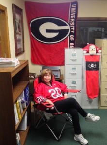 We have a Georgia fan in the house!! 